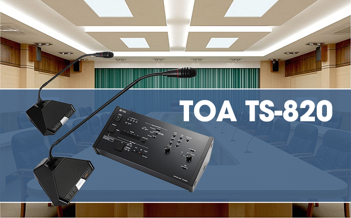 Âm thanh hội thảo TOA TS-820 không dây hồng ngoại
