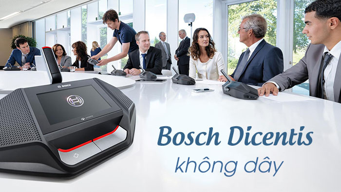 Âm thanh phòng họp Bosch Dicentis không dây
