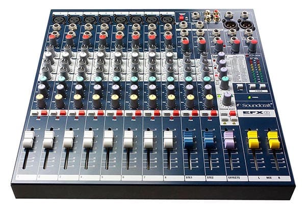 Mixer loa kéo Soundcarft EFX 8 sản phẩm cao cấp, có khả năng trộn âm thanh tốt