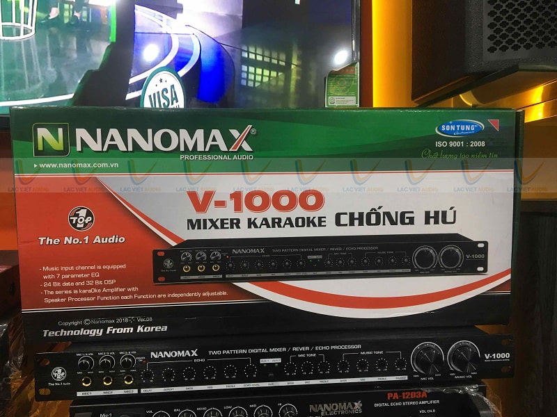 Vang cơ Nanomax V1000 cho chất âm thanh vượt trội, chống hú tốt