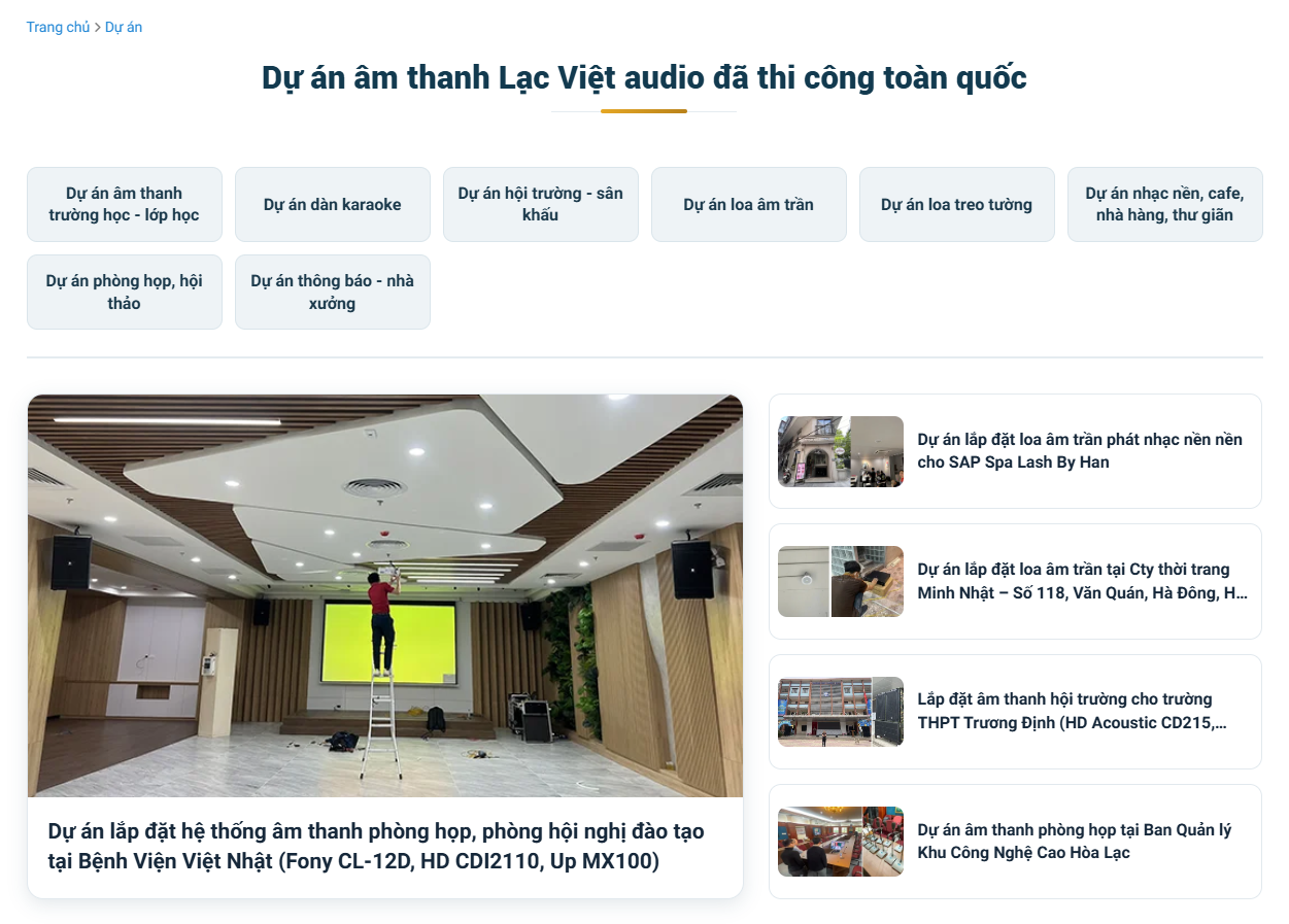 Amthanh.vn: Từ chọn thiết bị đến lắp đặt, bảo hành